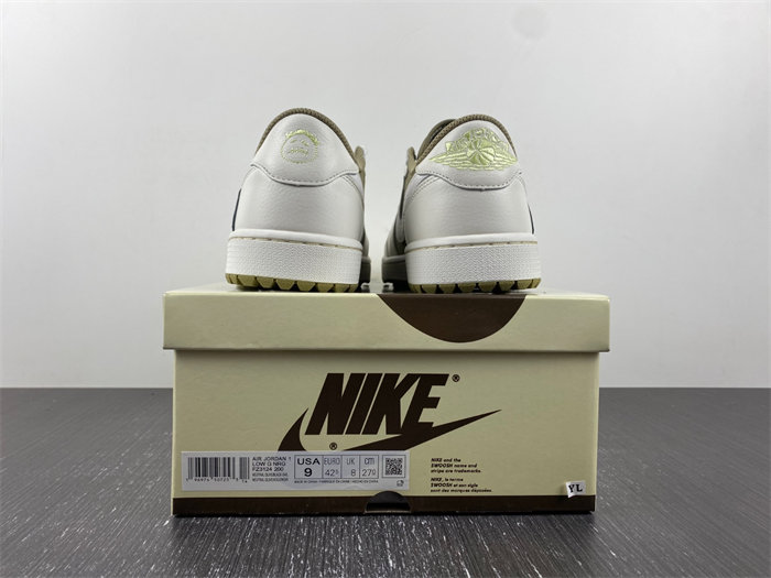 Jordan 1 Retro Low Golf Travis Scott Neutral Olive FZ3124-200
