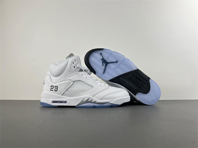 Jordan 5 Retro White Metallic