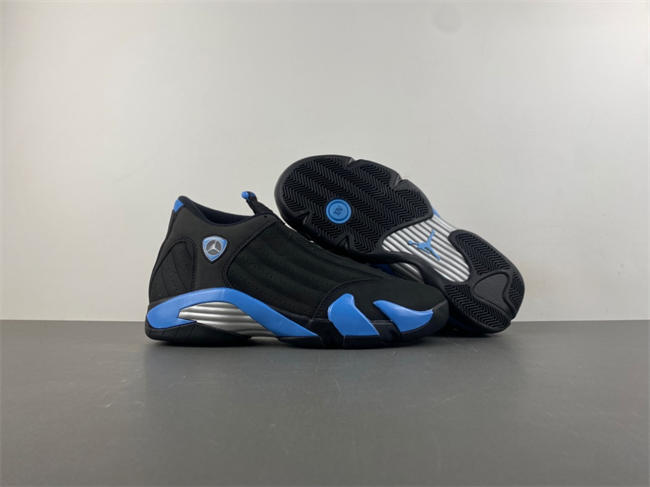 Air Jordan 14 “Black/University Blue” 487471-002