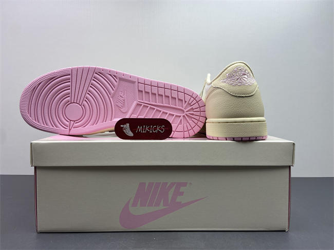 Travis Scott x Air Jordan 1 Low OG Shy Pink IQ7604-100