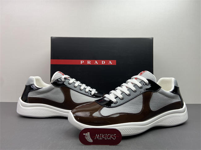 Pra*a Cup Sneakers Black+Brown